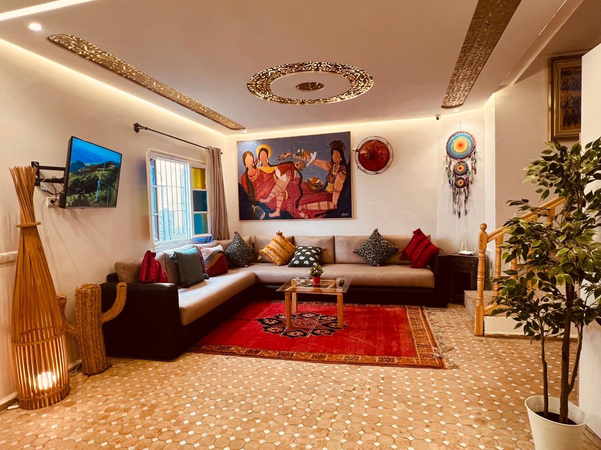 Art Riad Au Bord De La Mer 2 Džadída Exteriér fotografie