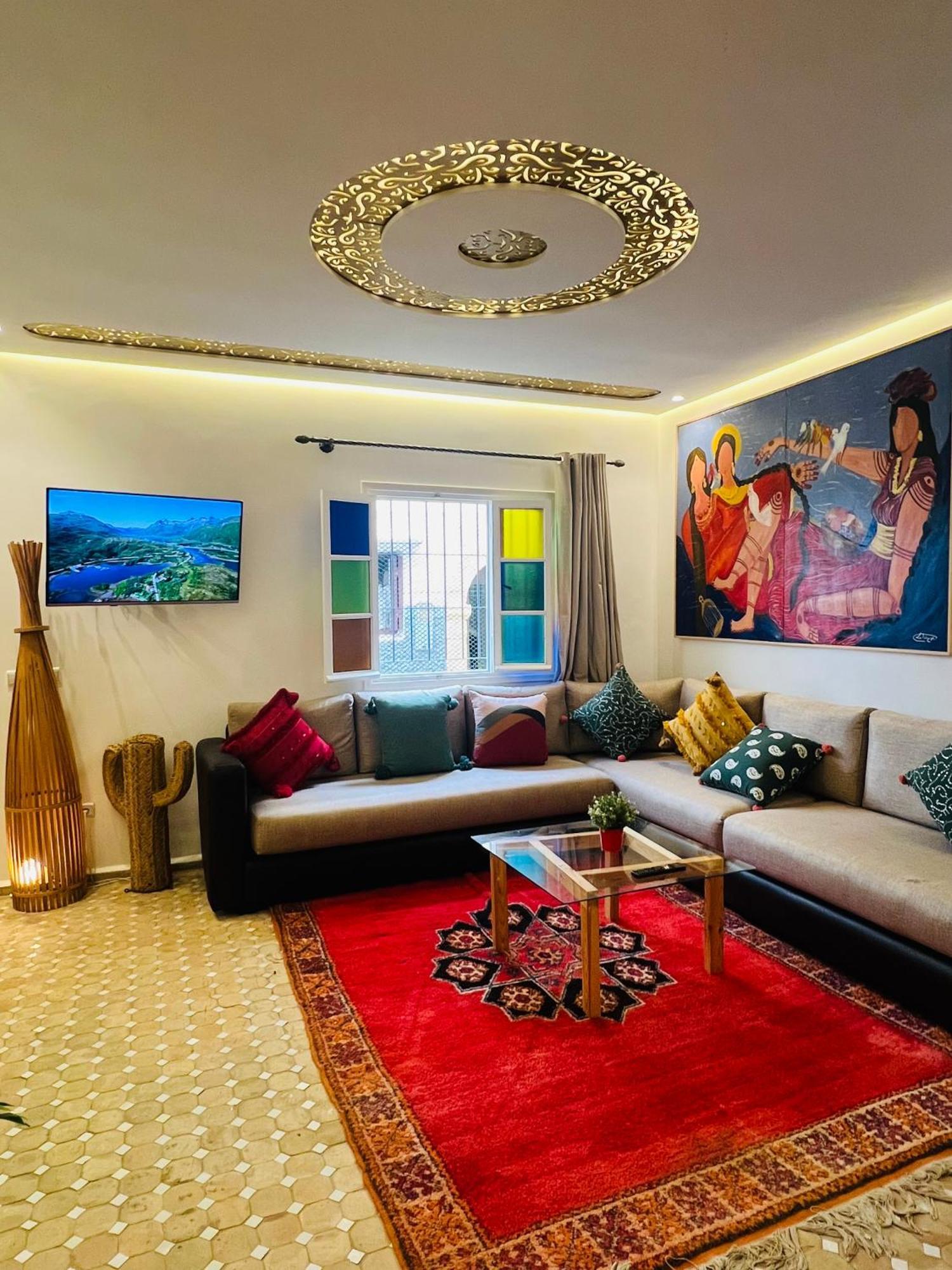 Art Riad Au Bord De La Mer 2 Džadída Exteriér fotografie