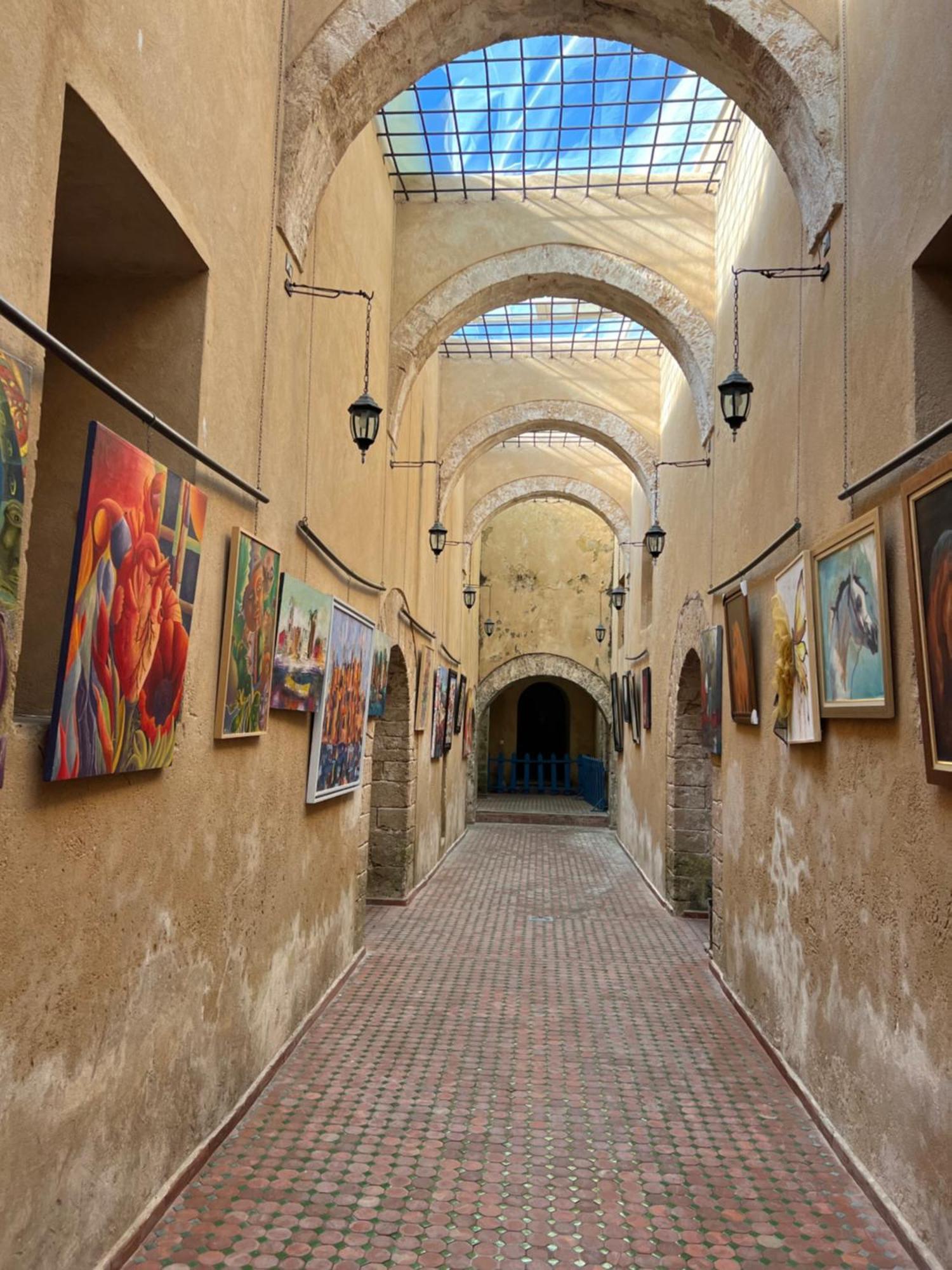 Art Riad Au Bord De La Mer 2 Džadída Exteriér fotografie